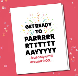 Get Ready to Party Card